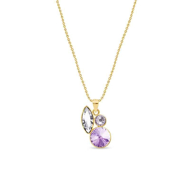 Spark Artesia Fine Ketting Crystal, Violet, Light Amethyst