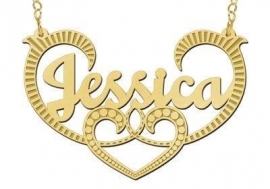 Names4ever Jessica Model Gouden Naamketting