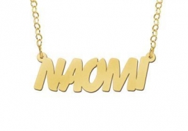 Names4ever Vergulde Naomi Naamketting