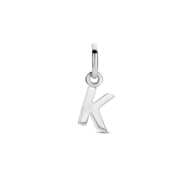 Letter Hanger K | Massief 925 Zilver