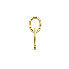 14K Geelgouden Hanger met Letter W