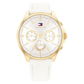 Tommy Hilfiger Goudkleurig Dames Horloge Scarlet