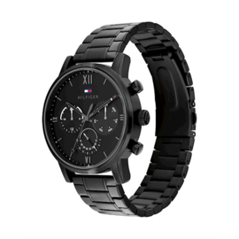 Tommy Hilfiger Sullivan Zwart Heren Horloge