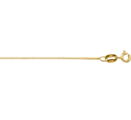 Gouden Venetiaans Collier | Dikte: 0,8mm Lengte: 42cm