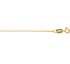 Gouden Venetiaans Collier | Dikte: 0,8mm Lengte: 38cm