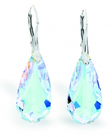 Teardrop Glaskristallen Oorhangers van Spark Jewelry