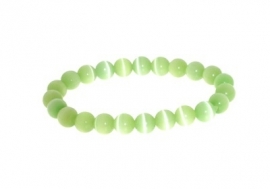 Groene Kattenoog Charm-bedelarmband AB06 > Names4ever