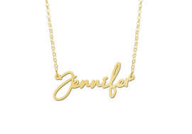 Names4ever Gouden Jennifer Naamketting GNK64