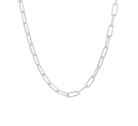 Trendy Paperclip Collier 3,5 mm Lengte 45 cm