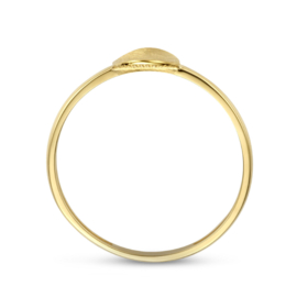 Gouden Ring met Scratch Rondje