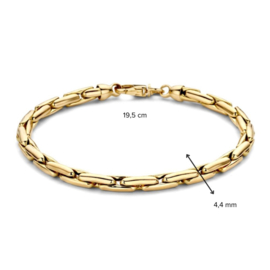 Excellent Jewelry Geelgouden Armband met Dikke Schakels