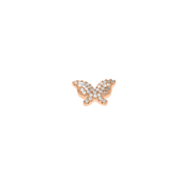 Roségoudkleurige Vlinder Jiver met Zirkonia’s van MY iMenso