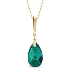 Spark Lacrima Gilded Ketting Emerald