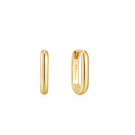 Ania Haie Pop Charms Gold Oval Hoop Earrings - Oorbellen AH E048-04G