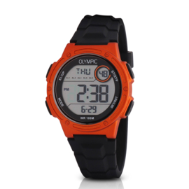 Olympic OL45HKR018 Digital Kids Oranje/Zwa 40mm