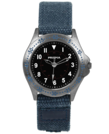 Bolk Jongens Horloge met Blauwe Canvas Horlogeband