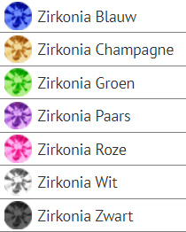 Zilveren Ronde Communie Hanger met Zirkonia | Names4ever Communie