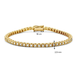 Excellent Jewelry Tennis Armband van Goud met Diamanten