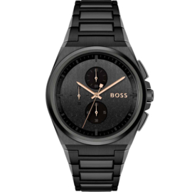 BOSS STREET CHRONO Zwart Stalen Herenhorloge HB1514068