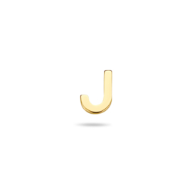 14K Gouden Oorknop Letter J
