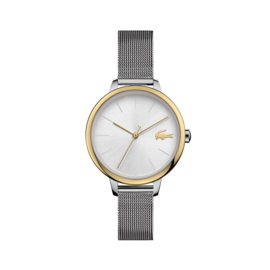 Lacoste Goudkleurig Cannes Horloge met Milanese Horlogeband