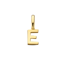 14K Geelgouden Hanger met Letter E | Letterhanger