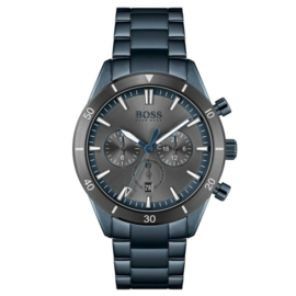 BOSS SANTIAGO Blauw Stalen Herenhorloge HB1513865