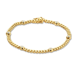 Excellent Jewelry Geelgouden Armband met Briljanten