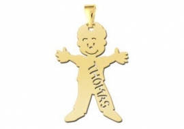 Names4ever Gouden Jongen Naam Hanger