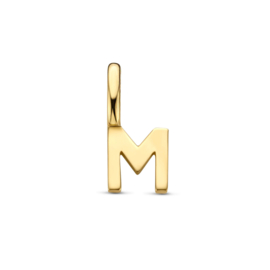 14K Geelgouden Hanger met Letter M