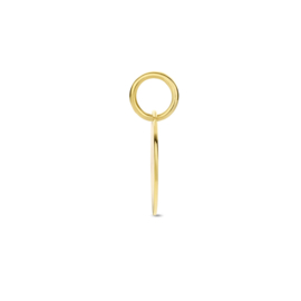 Graveerhanger 10mm Rond 14 Karaats Goud