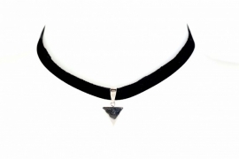 Karma Zilveren Driehoek Choker