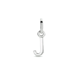 Letter Hanger J | Massief 925 Zilver