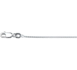 Zilveren Venetiaanse Bol Collier  50cm | Lengte 1,2mm