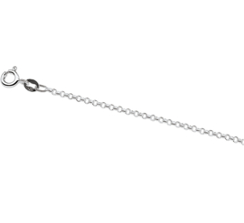 Zilveren Jasseron Collier | Dikte: 2mm Lengte: 45cm