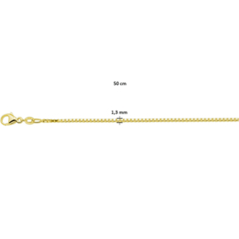 Goudkleurig Venetiaans Collier | Lengte 50 cm