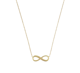 Anker Collier van Gepolijst Geelgoud met Infinity Hanger