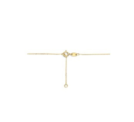 Gouden Collier Parel 0,7 mm 42 – 45 cm