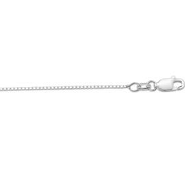 Zilveren Venetiaanse Collier | Dikte: 1,1mm Lengte: 50cm
