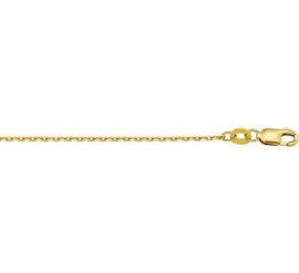 9 Karaats Collier Anker | Dikte: 1,3 mm Lengte: 50cm