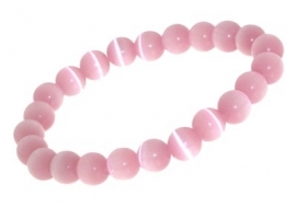 Roze Kattenoog Charm-bedelarmband AB01