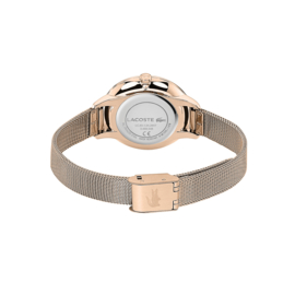 Lacoste Roségoudkleurig Nikita & Cannes Dames Horloge met Milanese