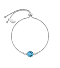 Glaskristal Armband van Spark Jewelry met Felblauw Glaskristal