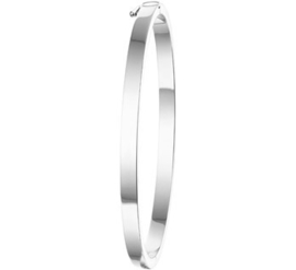 Bangle Scharnier Massief Zilver 4 x 60 mm