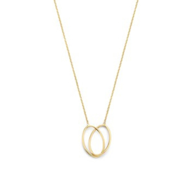 Gouden Collier Ovaal 1,2 mm 42 - 44 cm