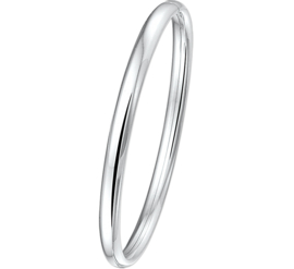 Stevige Bangle armband voor Dames van Zilver