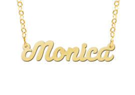 Names4ever Gouden Model Monica Naamketting GNK57