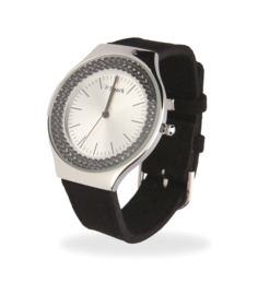Centella Horloge met Zwart Lederen Horlogeband van Spark