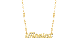 Names4ever Gouden Model Monica Naamketting GNK57