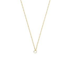 14K Geelgouden Collier met Hart